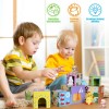 Shylizard Toddler Farm Animal Sorting and Stacking Toys, Nesting Boxes