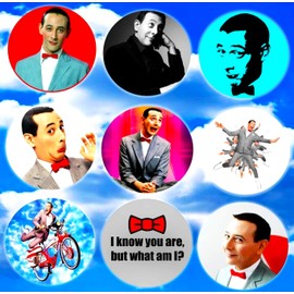 Pee Wee Herman Button Pins Birthday Gift For Best Friend