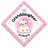 Granddaughter On Board Car Sign, Baby Lamb Baby on Board