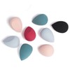 Baluue 2pcs Heart Shape Makeup Eggs Dry/wet Beauty Sponges Soft