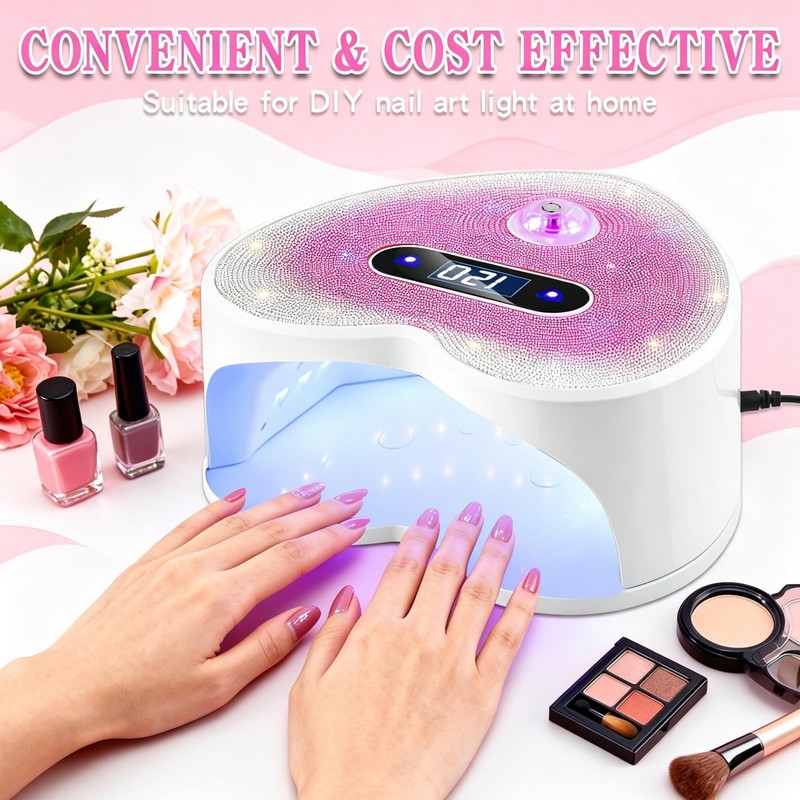 UV LED Nail Lamp, Professional Nail Dryer with Smart Sensor