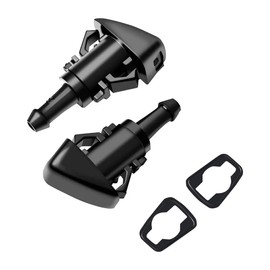 LKAHG 2Sets Car Front Windshield Washer Nozzles, Vehicle Windscreen Wiper Washer Nozzle with Gaskets, OEM#4805742AB, 5116079AA Replacement, Auto Accessories Compatible with Charger, Journey