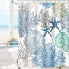 MAYZUS Extra Long Shower Curtain 72 x 96 Inch, Floor
