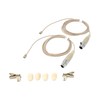 Pair of Lavalier Lapel Mics w/ 4 pin Mini XLR
