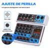BOMGE 6 Channel mini DJ Audio sound mixer console with