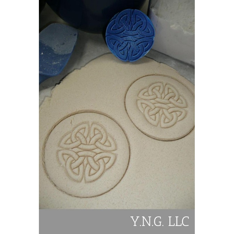 LINE OF LIFE CELTIC KNOT COOKIE STAMP EMBOSSER MADE IN