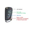 BANVIE ① Car Keyless Entry Security Alarm System + ②