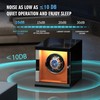 VANTENT Watch Winder for Automatic Watches with LED Lighting，Shining Finishing