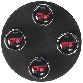 Subaru STi Logo Tire Valve Stem Caps Set of 4 WRX for Sti Impreza Forester Legacy BRZ Outback Crosstrek Impreza Solterra - SOA342L136 - Genuine OEM