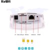KuWFi Waterproof Outdoor 4G LTE CPE SIM Card WiFi Router
