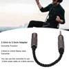2.5mm Male to 3.5mm Female Stereo Audio Jack Adapter Headset