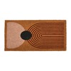 Main + Mesa Abstract Print Coir Doormat