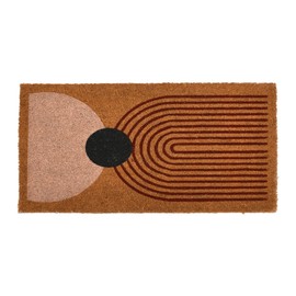 Main + Mesa Abstract Print Coir Doormat