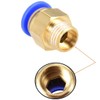 TA-VIGOR 12mm Pneumatic Push to Connect Fittings, G1/4 Male Thread