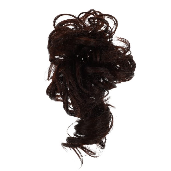 Minkissy Messy Hair Bun Hair Scrunchies Extension Curly Wavy Messy