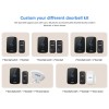KERUI Wireless Doorbell Chime Waterproof Plugin Receiver Adjustable Volume Kit