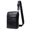 Bolso de mensajero de cuero Sling Crossbody Pack para hombres,