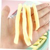 KOMBIUDA 20pcs Artificial Faux French Fries Model Realistic Food Simulation