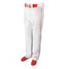 Martin Sports Youth Baseball/Softball Belt Loop Pants, White with Red