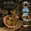 US HANDICRAFTS Vintage Compass Navigational Instrument - Marine Sundial Compass