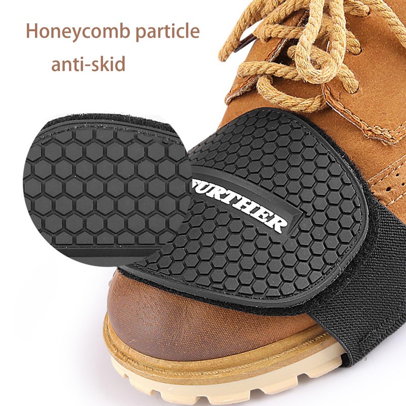 BoAn 2Pcs Motorcycle Shoe Protector, Motorcycle Shift Pad, Motorbike Shoe