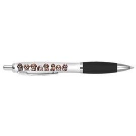 DV DESIGN 1 x Shih Tzu Black Pen - Dogs Puppy Dog Pets Animals Lover Joke Stationary School Teacher Christmas Birthday Friend Girls Boys #81264