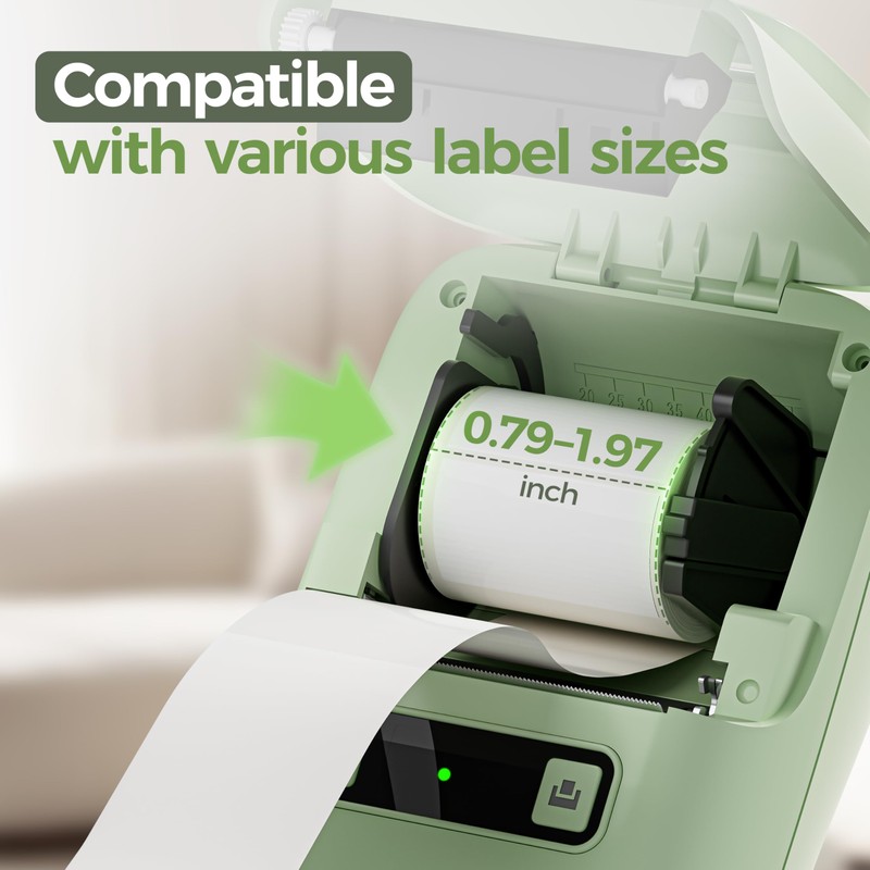 Joysea BX1 Label Maker Machine with Tape, 2 Inch Bluetooth