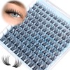 PHKERATA Natural Lash Clusters Wispy Eyelash Clusters, Eyelash Extensions C