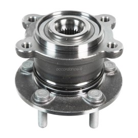 ZERO TOWN For 2013 - 2019 Ford Escape Lincoln MKC AWD Rear Wheel Bearings and Hubs Set
