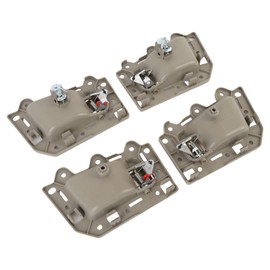 Pyhodi Gray Interior Door Handles, 4PCS 5HR421J3AK Front Rear Inner Door Handle Set Replacement for 2005-2011 with High Grade ABS Material