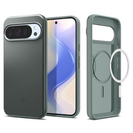 Spigen for Pixel 10/10 Pro Case, Thin Fit MagFit (2025) [Designed for Pixelsnap, Compatible with MagSafe Accessories] - Sage Green