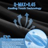 bedsmile Seersucker Cooling Comforter King Size, Q-Max 0.45 Reversible Cooling