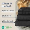 CGK Unlimited King Size 4 Piece Sheet Set - Comfy