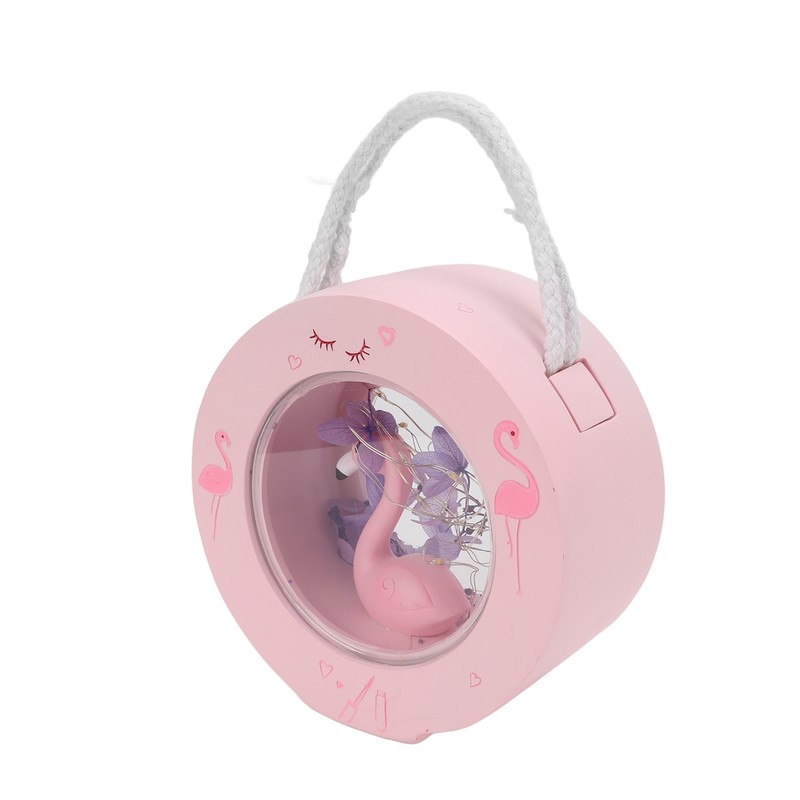 Flamingo Lamp Wall Mountable Double Sided Transparent Romantic Battery Powered