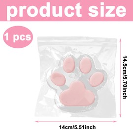 Big Cat Paw Squishy, Taba Squishy Paw, Cute Stuff, Cute Paw Pressure Toy, Suitable For Children And Adults To Relieve Stress And Relax (Pink)