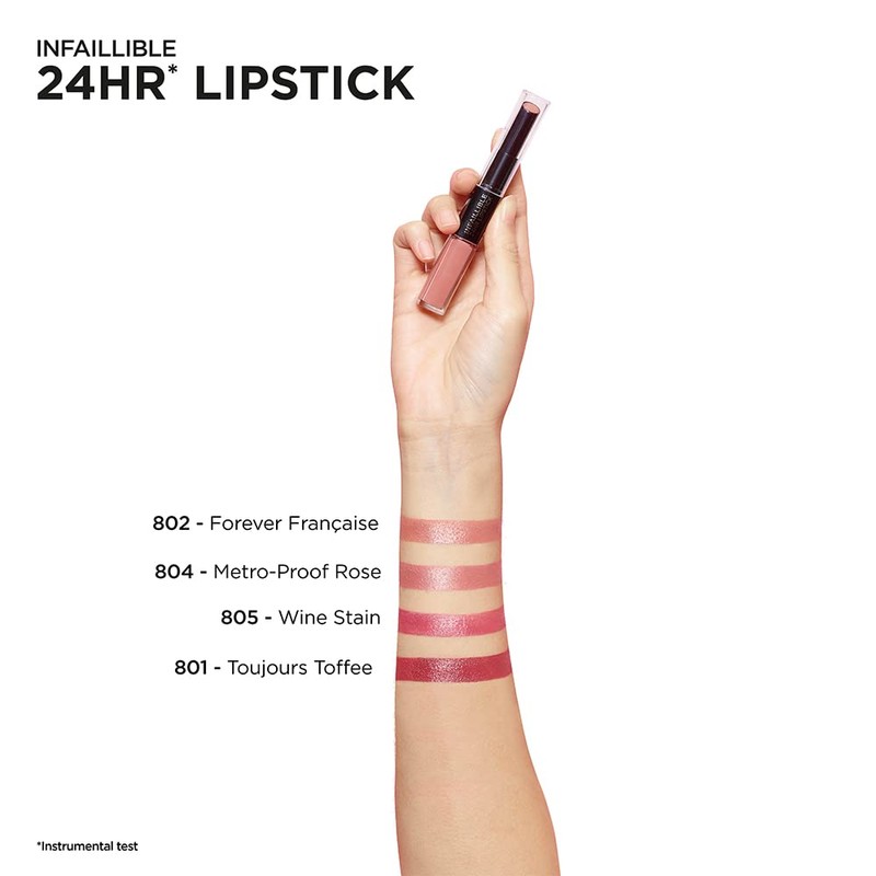 L'Oréal Paris L'Oreal Paris Infaillible 2-Step 804 Metro Proof Rose