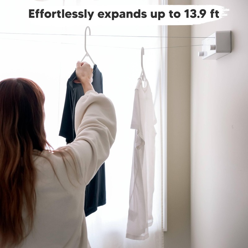 GorillaLine - Retractable Clothesline Indoor Outdoor Clothes Line - Heavy