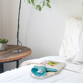 Mr. & Mrs. Panda Hot Water Bottle Avocado Party Time Gift Small Hot Water Bottle Graduation Hot Water Bottle Cover Passed Veggie Grain Cushion