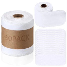 FuWeave 30 Pack Reusable Toilet Paper Towels Bidet Towels Reusable Washable Toilet Pa...