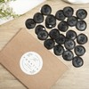 PONATIA Black Wax Seal Stickers - Wedding Invitation Seal Stickers,