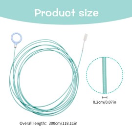 Tabanzhe Flexible Feeding Tube Brush–3m Long Drain Unblocked Wire for Cleaning Refrigerator,Stainless Steel Sink,Snake Drain for Car,Sunroof,Aquarium,Air Conditioner Tube