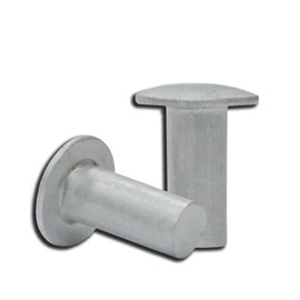 Aluminum Rivets Solid Rivets Truss Head Rivet Zinc Plated 100 Pcs 3/16"X1/2" Aluminum Rivet Solid Rivet Kit Assorted Fasteners Rivet Tool Hardware Supply Super-Deals-Shop