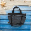 STOBAZA Large Capacity Mesh Shower Bag with Dual Handles Quick