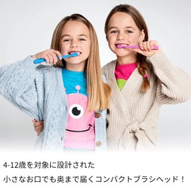 Clabrox Kids Toothbrush for Kids (Ages 4-12) Green