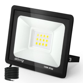 10 W Outdoor LED Spotlight, IP66 Waterproof LED Spotlight, Super Bright 1000 LM Floodlight, 6500 K Cool White, Spotlight Outdoor Spotlight for Gardens, Courtyards, Garage, Hotel