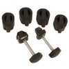 Pony 1983-1993 Mustang Hood & Radiator Support Rubber Bumper Stops 6pc