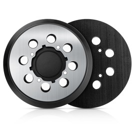 2 Pack 5 inch 8 Hole Hook and Loop Orbital Sander Backing Pads DWE64233 & N329079 Replacement Parts Compatible with DWE6423/6423K DWE6421/6421K DWE6421-B2 DWE6421-B3 DCW210B