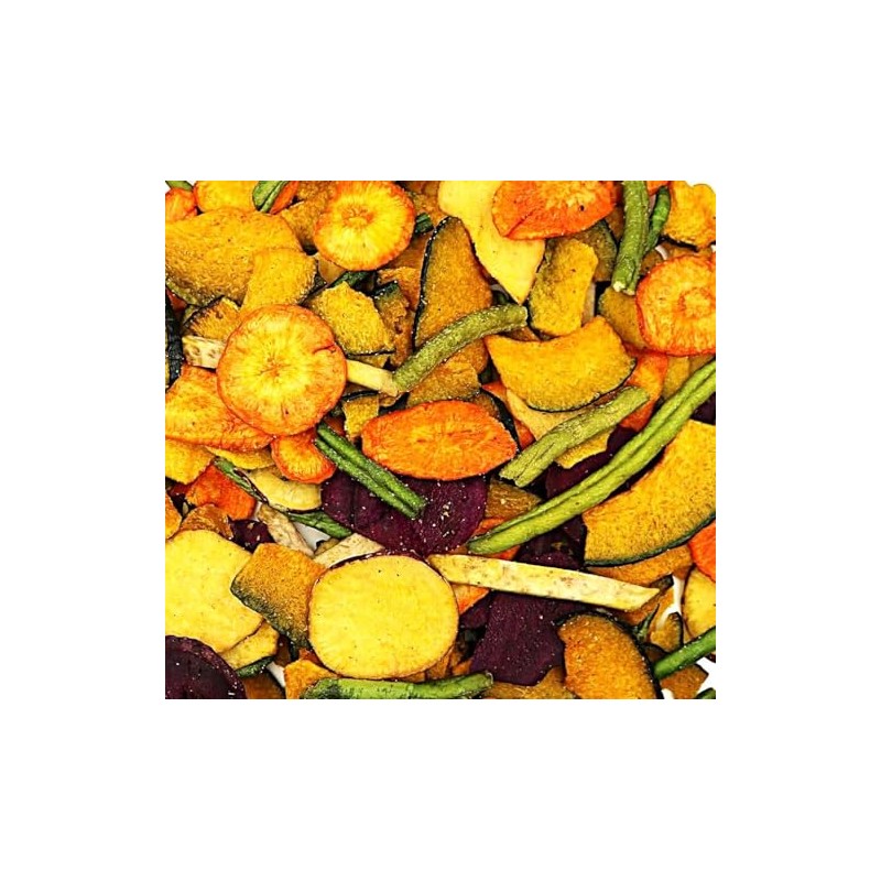 Smarty Stop Mixed Veggie Chips, Assorted Dried Salted Vegetable Snacks