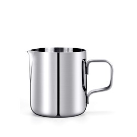 HULISEN 6.8oz/ 200ml Milk Pitcher, Stainless Steel Espresso Latte Steaming Frothing Pitcher, Coffee Milk Frother Maker, Pour Cup