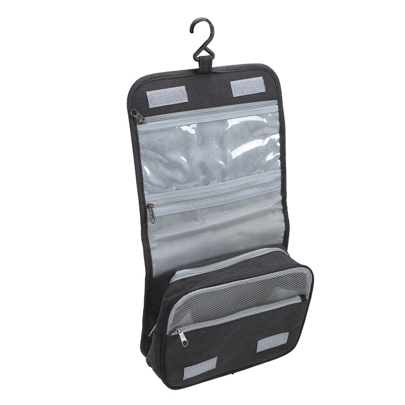Hanging Toiletry Bag Large Capacity Grid Interlayer Classification Storage Waterproof